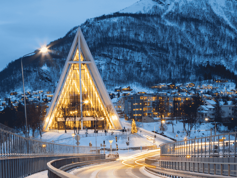 Arctic Norway tours Tromso Cathedral